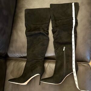 Jessica Simpson Ladee Over-The-Knee Slouch Boots Size: 7.5 Color: Black